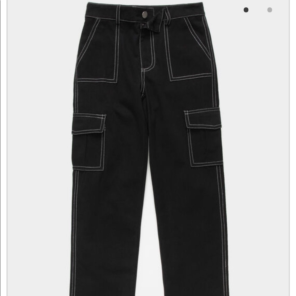 Black cargo pants